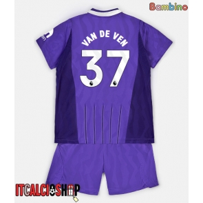 Tottenham Hotspur Micky van de Ven #37 Terza Maglia Bambino 2026-27 Manica Corta (+ Pantaloni corti)